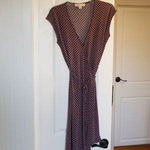MK sleveless wrap dress
